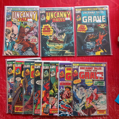 Uncanny tales from the grave setti , Marvel kauhua
