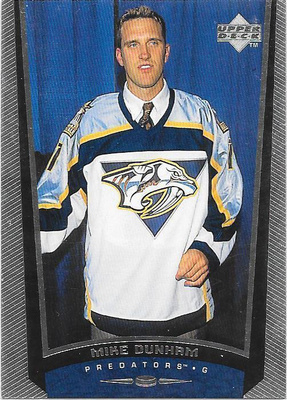 1998-99 Upper Deck #210 Mike Dunham Nashville Predators MV
