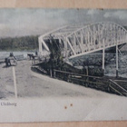 Oulu, Rautatiesilta, kahdet hevoskärryt, mv pk, p. 1907 - pikkukuva 1