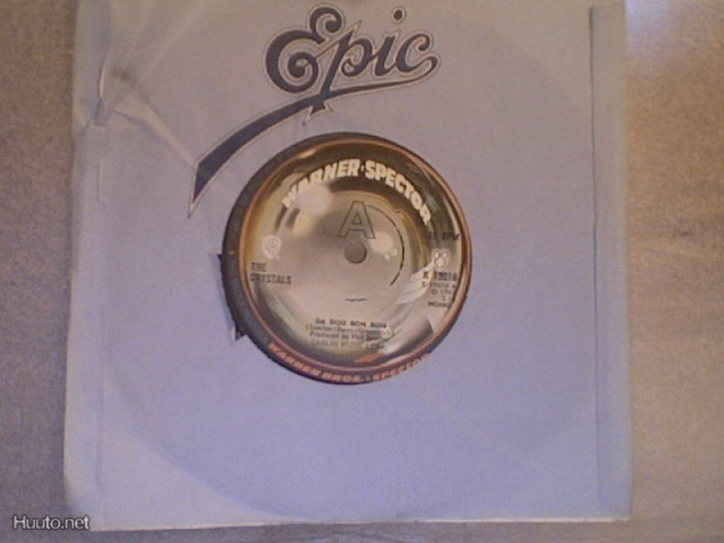 THE CRYSTALS:DA DOO RON RON/AND THEN HE KISSED ME:VINYYLI 7"