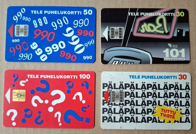 ???? 101 990 päläpälä ... Tele puhelukortit