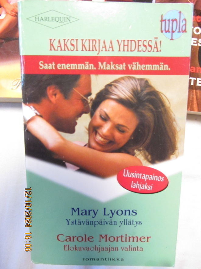 Harlequin Romantiikka tupla 1995 Lyons & Mortimer