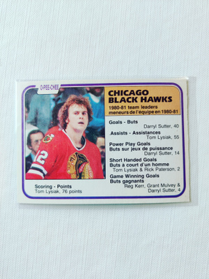 81-82 Opc - Tom Lysiak
