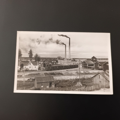 Suojärvi, vanha mustavalkoinen kulkematon.