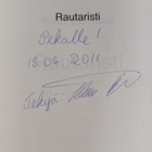 Klaus Elovaara : Rautaristi (signeerattu, tekijän omiste) - pikkukuva 3