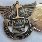 VANHA Merkki HKL - HST Hopeaa 1957 20v Palveluksesta 1937-57 - pikkukuva 1