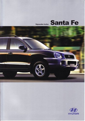 Hyundai Santa Fe -esite, 2002