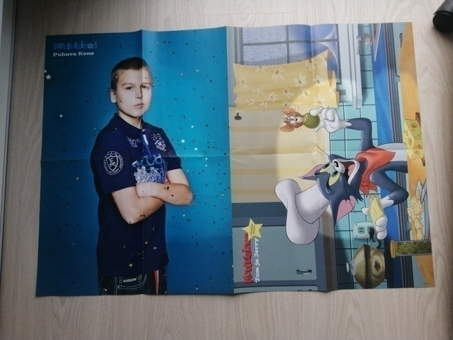 Puhuva Kone /Tom ja Jerry/ Mika Kohonen-juliste