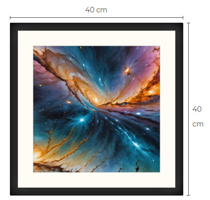 Uusi galaxi Sci-Fi Science Fiction art print taulu
