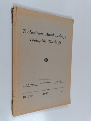 Teologinen aikakauskirja 4/1943