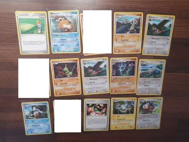 Pokemon Stormfront sarjan kortteja yksittäin myynnissä
