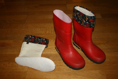 Elefanten kumisaappaat irrotettavalla vuorilla 33 (21-22 cm)
