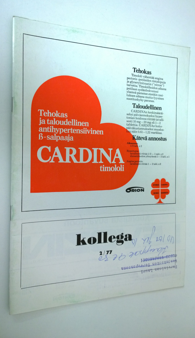 Juhani (toim.) Ruutiainen : Kollega 2 / 1977