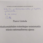 Paavo Lintula : Maakuntalehden toimittajan toimintatila t... - pikkukuva 3