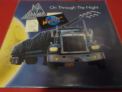 DEF LEPPARD - ON THROUGH THE NIGHT M-/EX+ LP