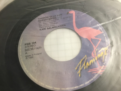 Kari Salmelainen Tahdon olla sun napakymppis sgl 1986