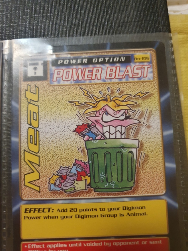 [M] 1999 Bandai Digimon - Non Holo card Bo-106