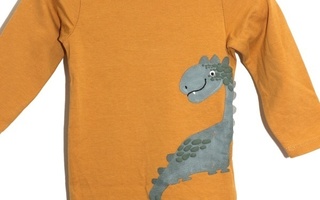 NAME IT - KELTAINEN DINO BODY - koko 68