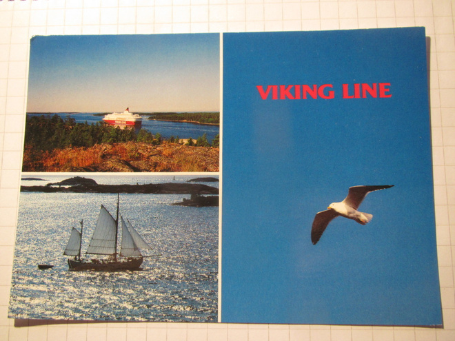 Viking Line . Laivapostikortti