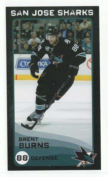 Brent Burns San Jose Sharks Team Issue Postcard