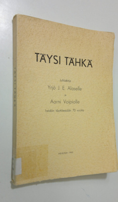 Osmo ym. (toim.) Tiililä : Täysi tähkä : juhlakirja Yrjö ...