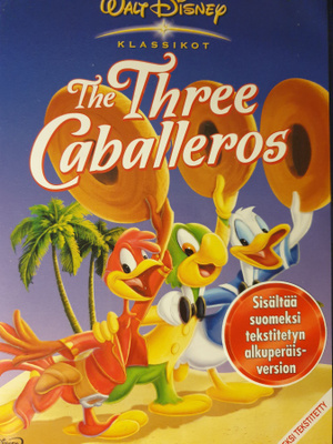 THE THREE CABALLEROS DVD SUOMITEKSTITYS