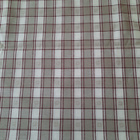 Puuvilla pellava ruudullinen kangas 415x150cm - pikkukuva 2