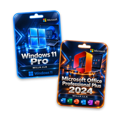 Office 2024 Pro Plus + Windows 11 Pro lisenssiavaimet 1 PC