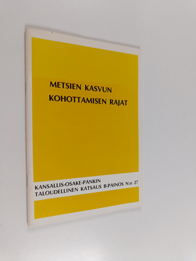 Metsien kasvun kohottamisen rajat