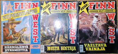3 x  FINN WEST 1987-88