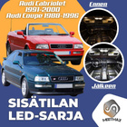 Audi Cabriolet (8G) Sisätilan LED-sarja 9-osainen - pikkukuva 1