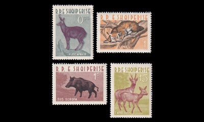 Albania 699-703 ** Eläimet (1962)