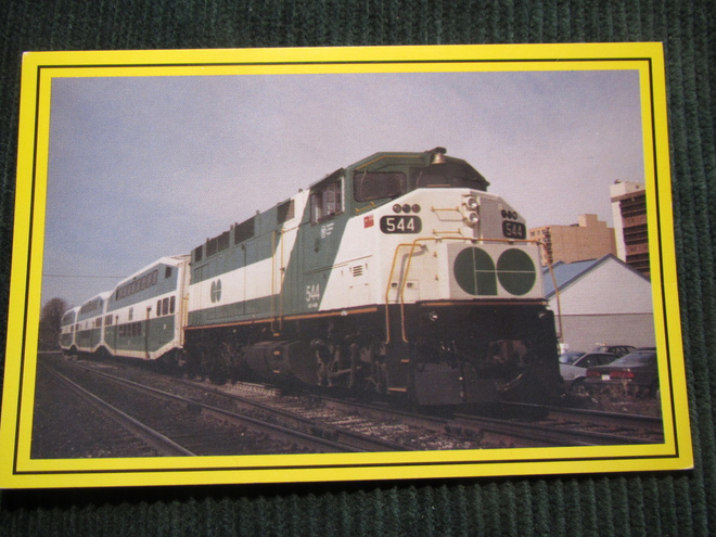 Dieselveturi Go Transit. Loco 544. Postikortti