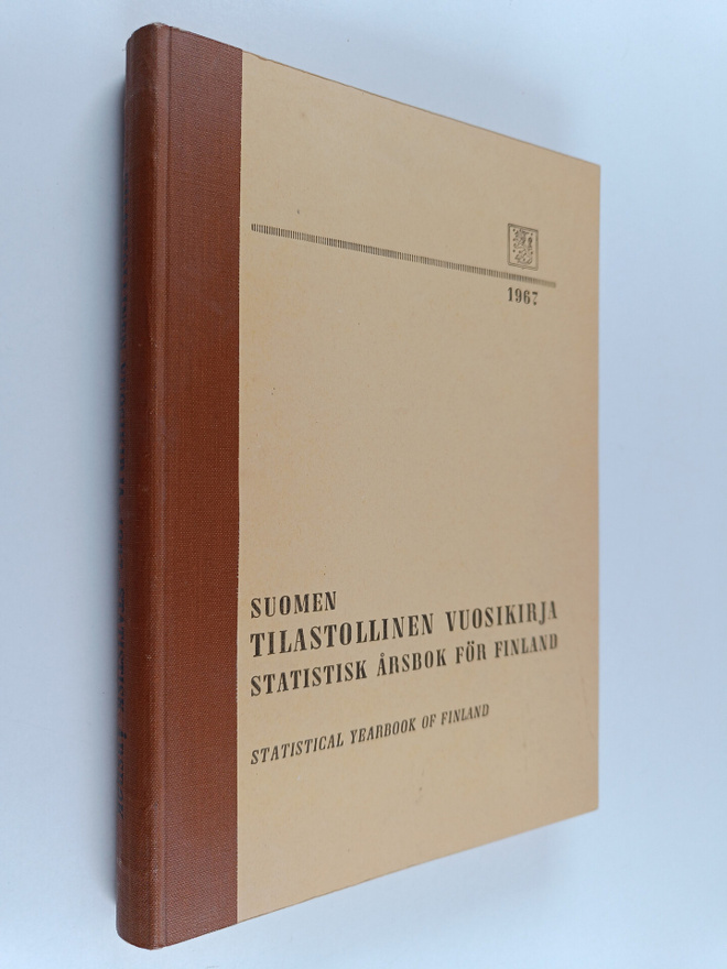Suomen tilastollinen vuosikirja 1967 = Statistisk årsbok ...