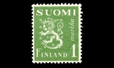 262 ** Leijona 1 mk vihreä (1942)