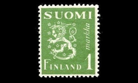 262 ** Leijona 1 mk vihreä (1942)