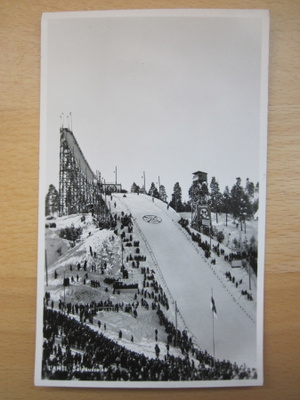 VANHA Postikortti Lahti 1950-l Alkup. Mallikappale