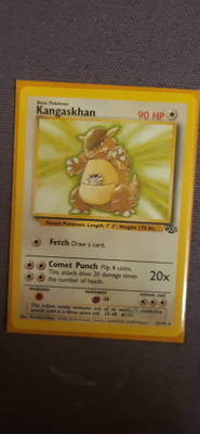 Kangaskhan #21 Jungle Set Rare card