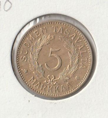 5 markkaa 1940 Alpr