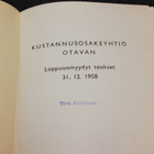 Otavan loppuunmyydyt teokset 31.12.1958 - pikkukuva 2
