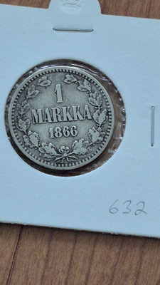 1 markka 1866, Suomi