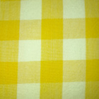 Keltavalkoruudullinen puuvillaverho tankokujalla, 145 x 165 - pikkukuva 3