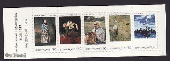 Suomi v 1987, ATENEUM 1887-1987, postituore vihko