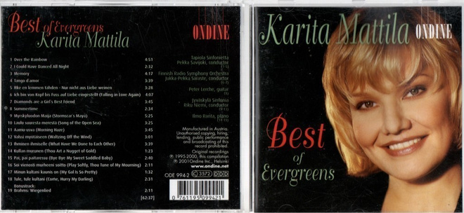Karita Mattila Best of evergreens