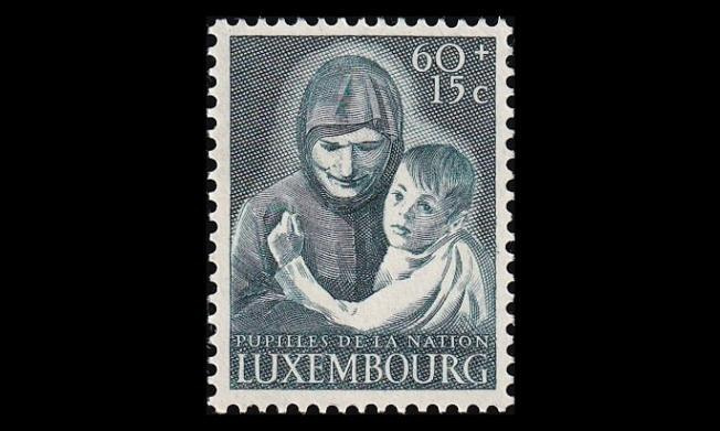 Luxemburg 468 ** Sotaorpojen hyväksi 60+15 C (1950)