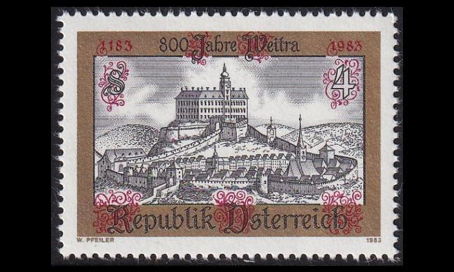 Itävalta 1740 ** Kaupunki Weitra 800v (1983)