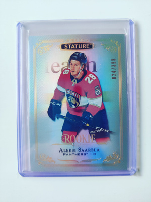 Aleksi Saarela 19-20 UD Stature Rookie /399