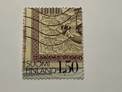 9561/ 1985 100 vuotta setelipainatusta 4/8 o leimattu