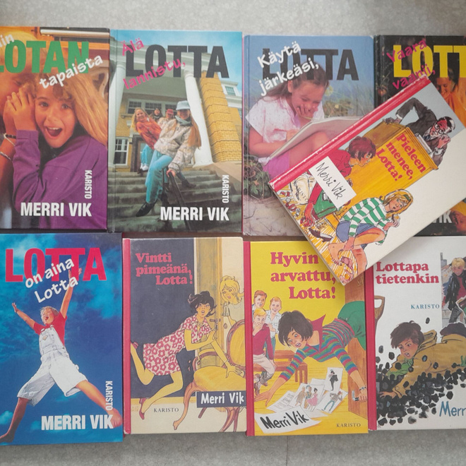 Lotta kirjat,merri vik