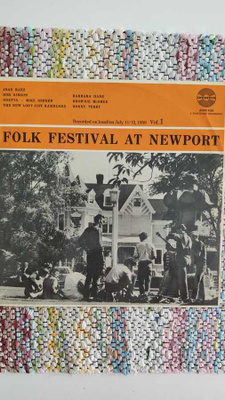 Folk festival at Newport 1959 VOL 1. LP PROMO AVRS 9128 + US